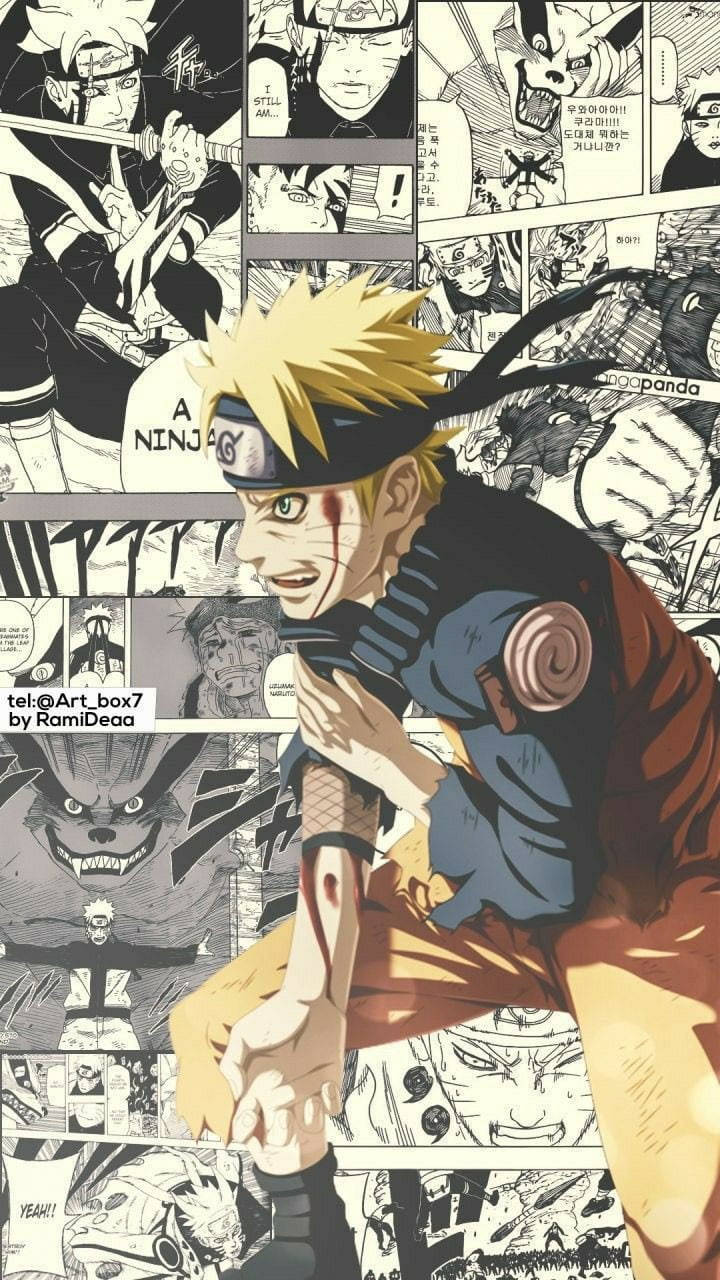 Moving Naruto Bloody Manga Background