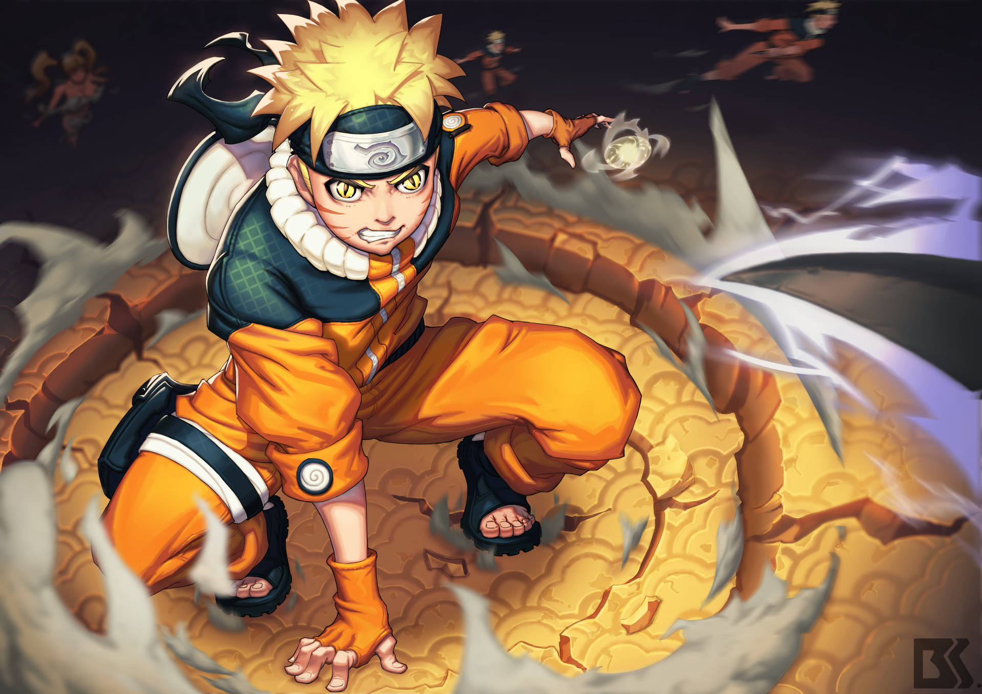 Moving Naruto Power Wallpaper