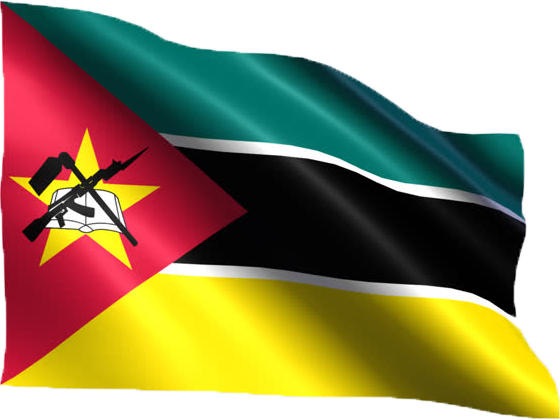 Mozambique Flag Waving PNG