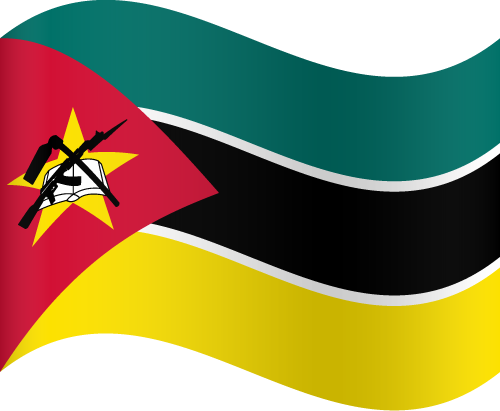 Mozambique Flag Waving PNG