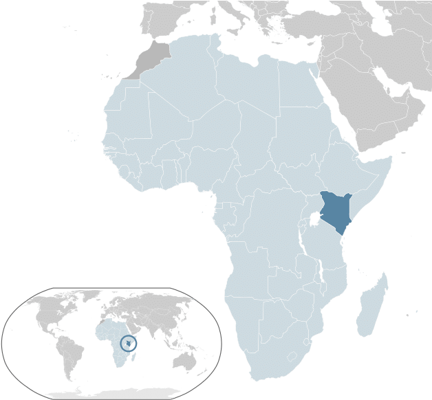 Mozambique Location Map PNG
