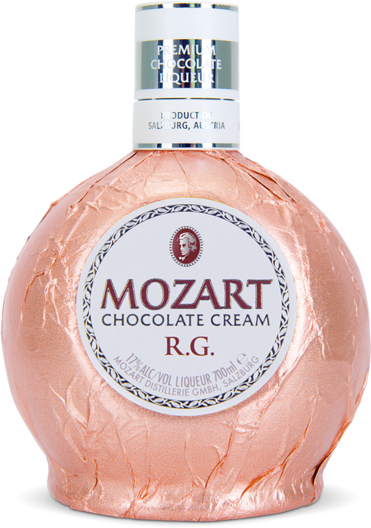 Mozart Chocolate Cream Liqueur Bottle PNG
