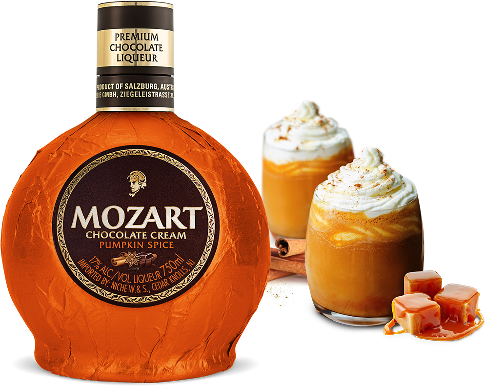 Mozart Pumpkin Spice Chocolate Liqueur PNG
