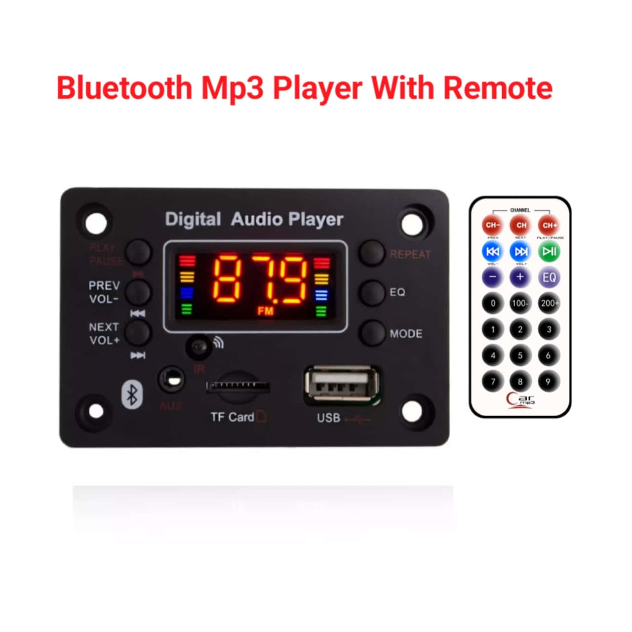 bluetooth mp3 player with remote control