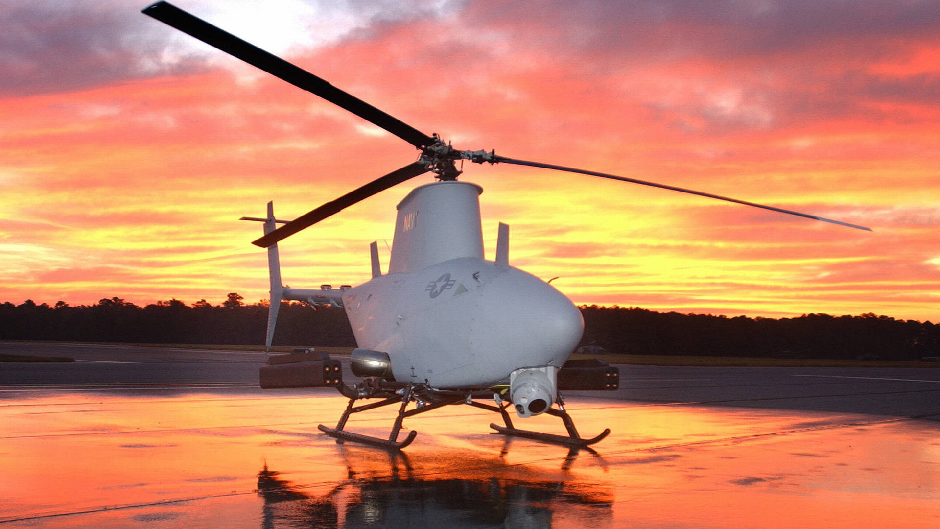 Mq-8 Fire Scout Helicopter 4k Wallpaper