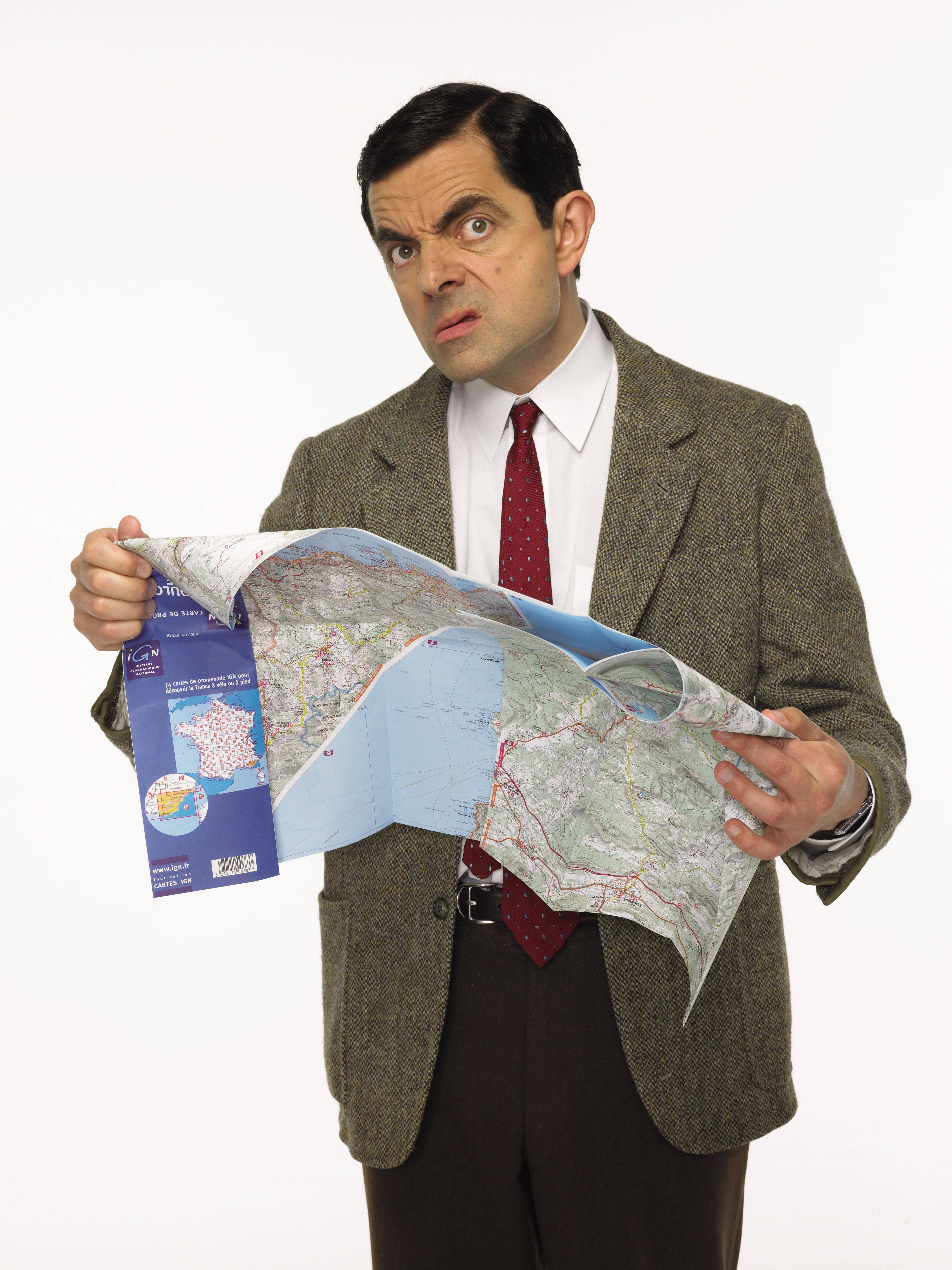 Mr Bean 4k Map Wallpaper