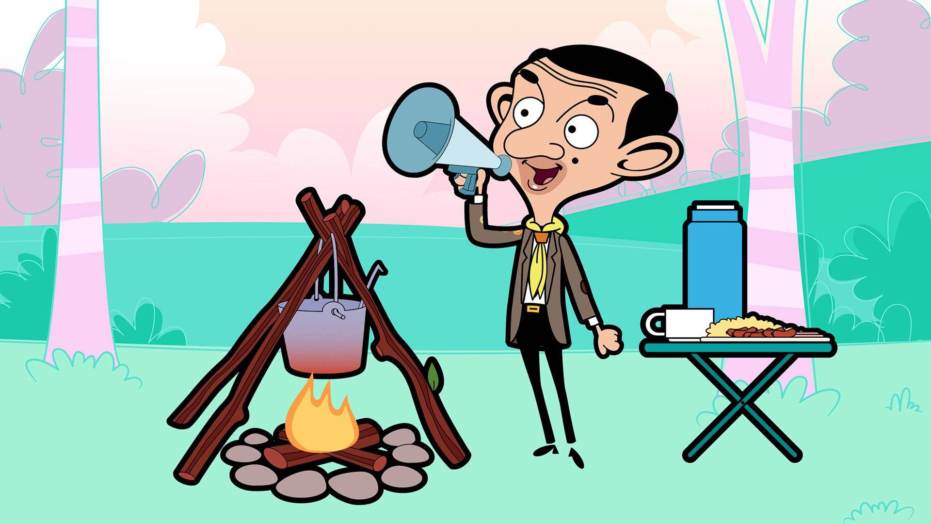 Mr. Bean Campsite Background