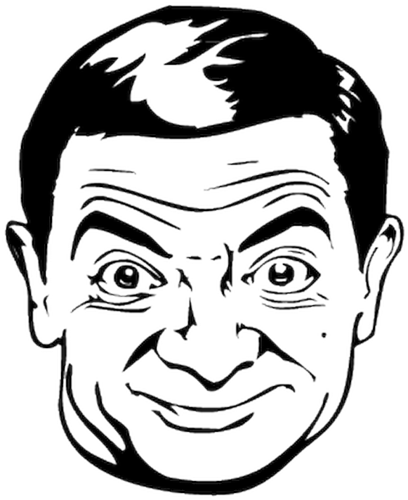 Download Mr Bean Cartoon Sketch | Wallpapers.com