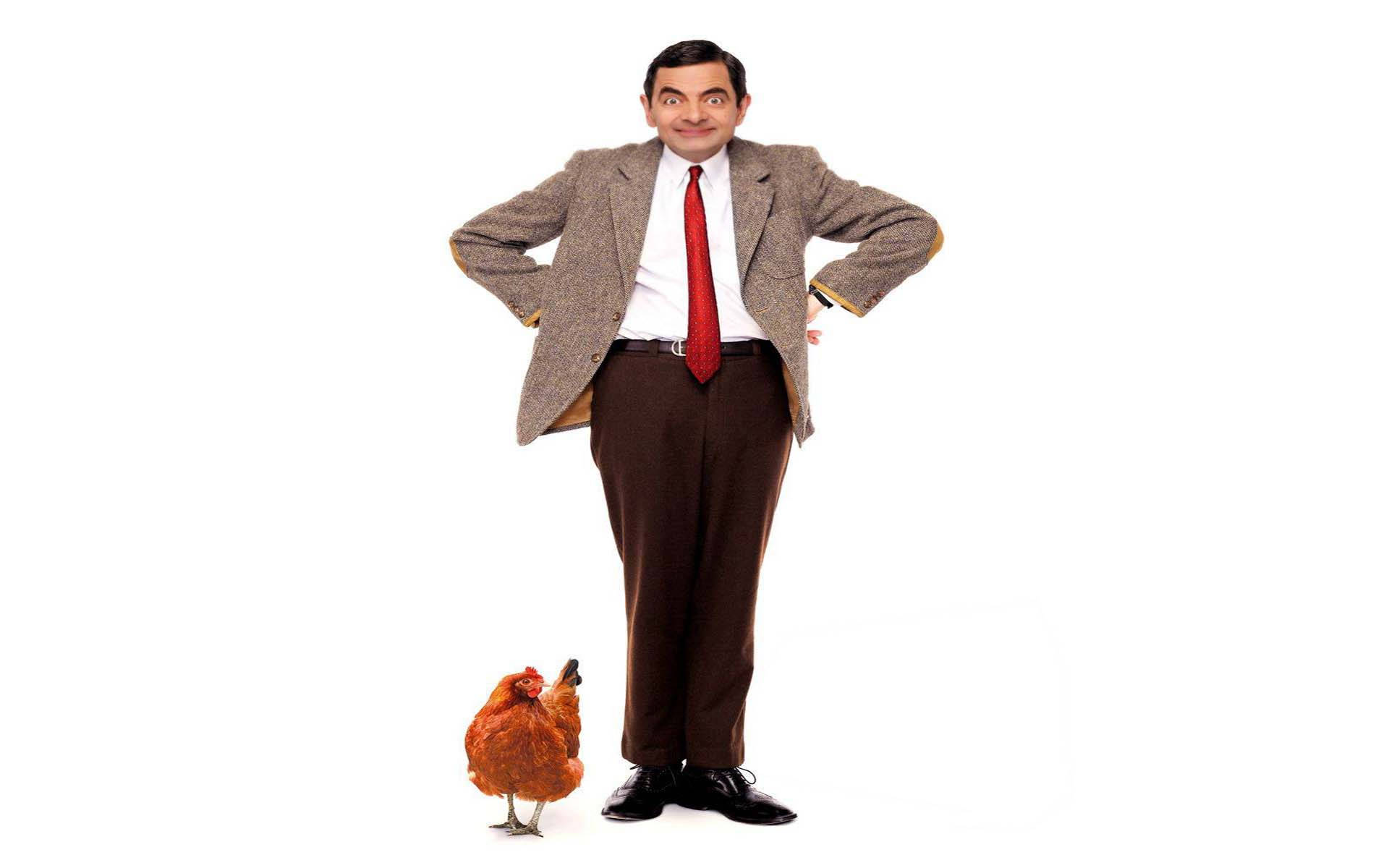 Mr. Bean Chicken Poster Wallpaper
