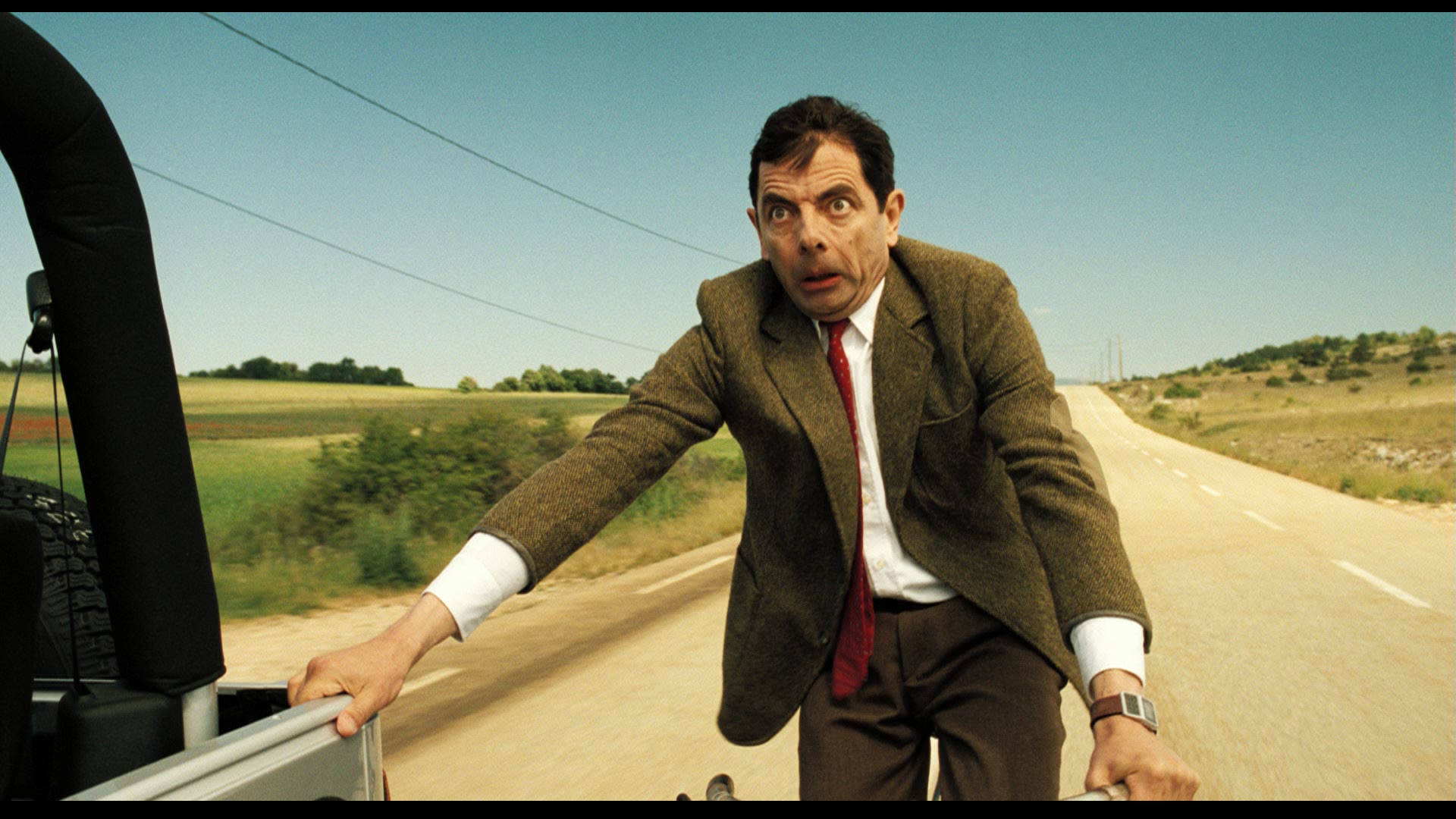 Mr. Bean Cycle Race Movie Still Background
