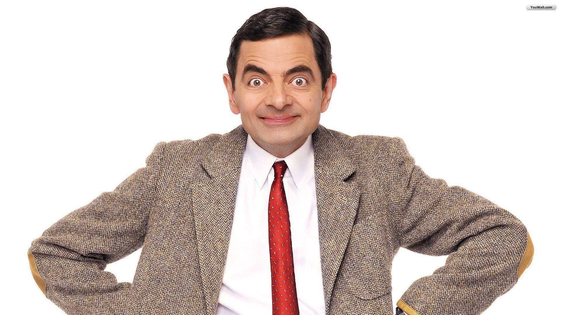 Download Mr Bean Scratch Head Pose Wallpaper  Wallpaperscom