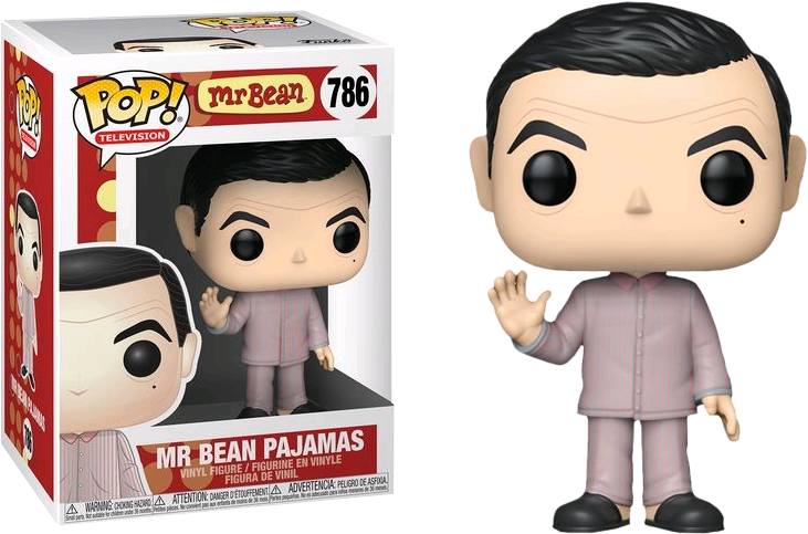 Mr Bean Pajamas Funko Pop Figure PNG