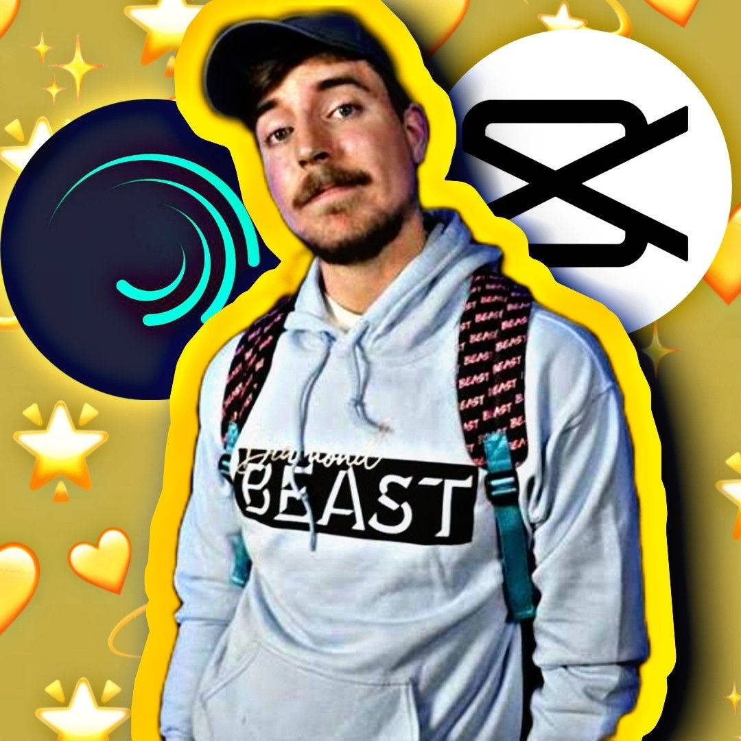Mr Beast With Alight Motion And Capcut Wallpaper