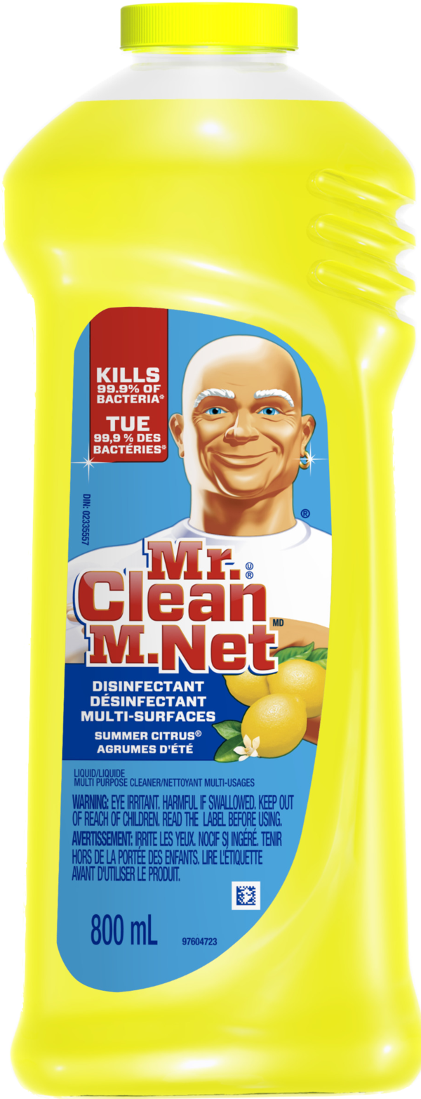 Mr Clean Disinfectant Summer Citrus PNG
