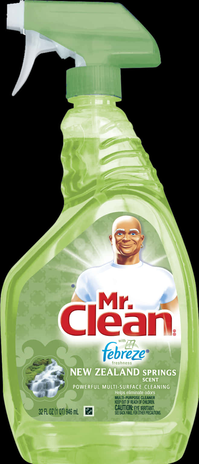 Mr Clean Multi Surface Cleaner Febreze New Zealand Springs PNG