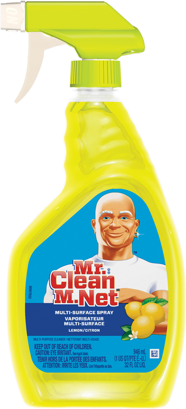 Mr Clean Multi Surface Spray Lemon PNG