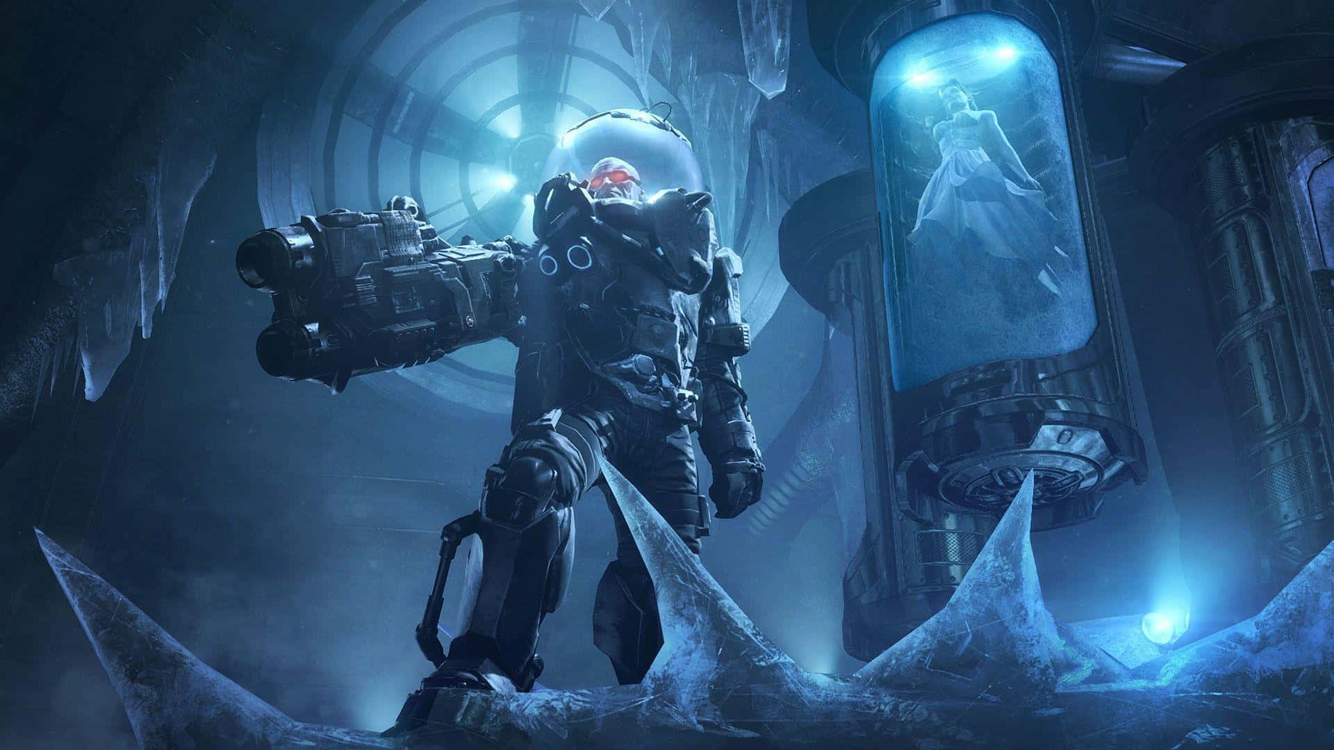 Caption: Chilling Out with Mr. Freeze Wallpaper