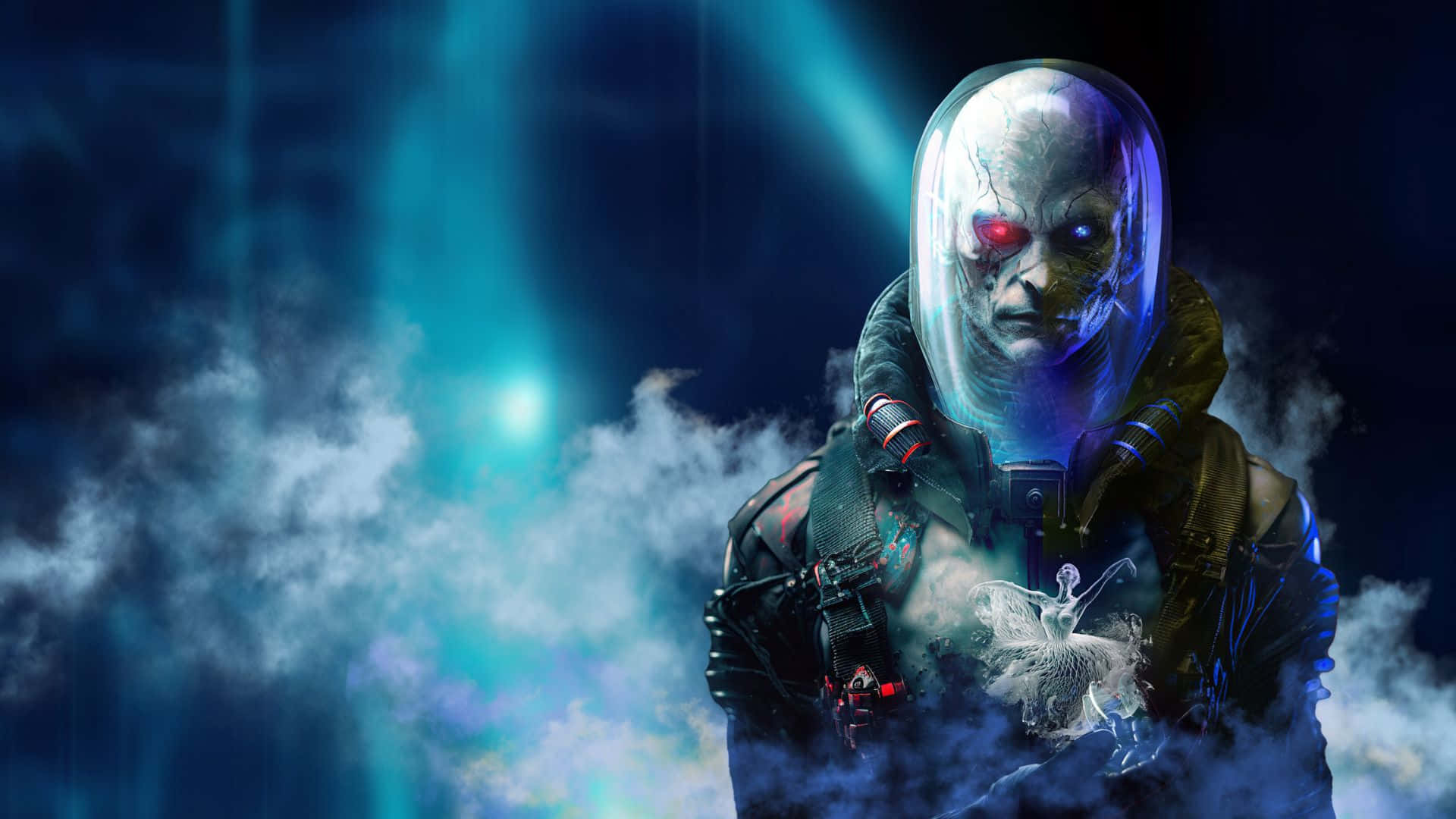 Mr. Freeze Chilling in Action Wallpaper