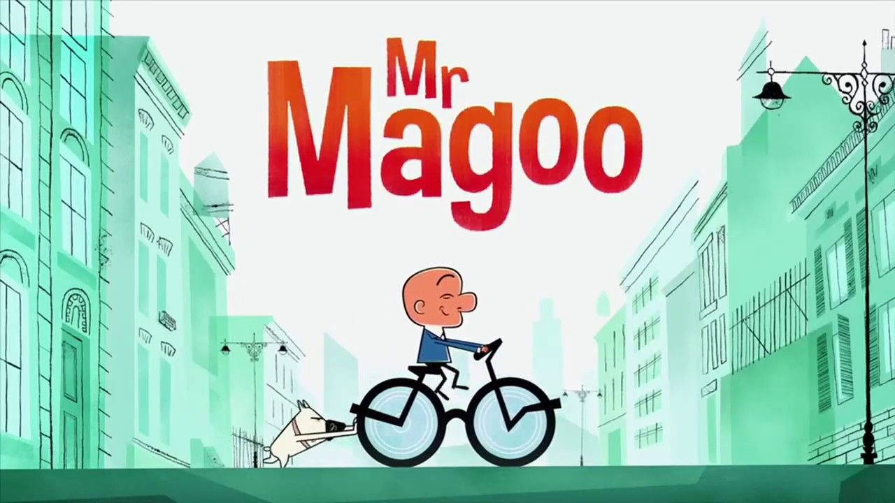 Mr Magoo kører cykel Wallpaper