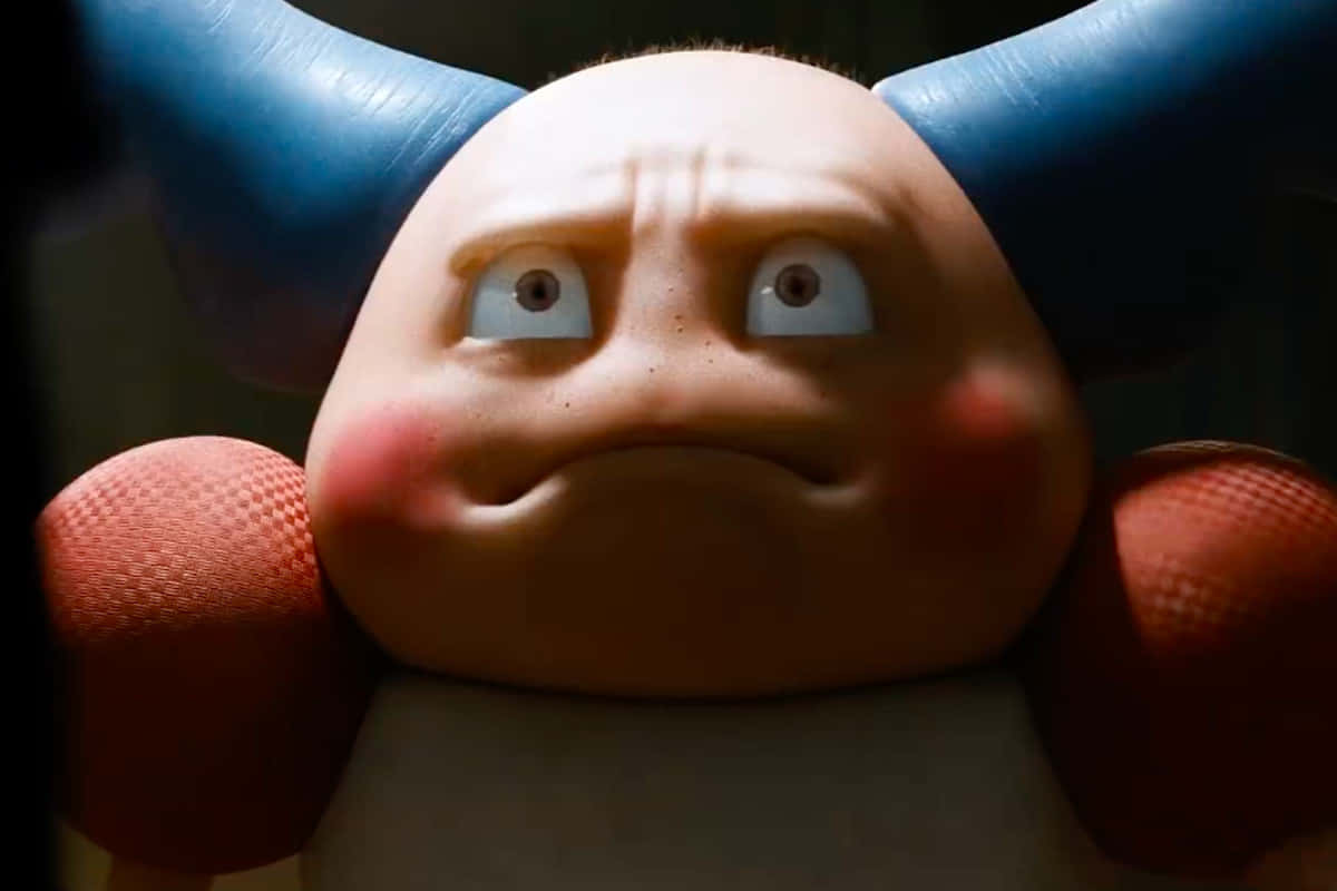 Mr Mime Frowning Wallpaper
