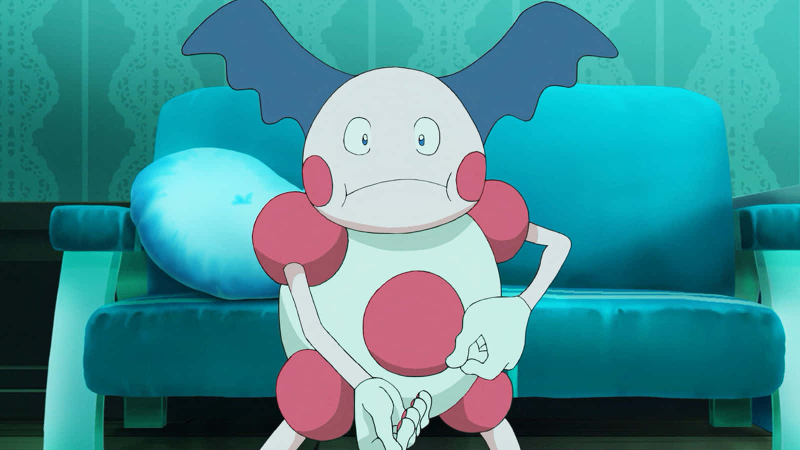 Catching Attention - Mr. Mime in the Anime Wallpaper