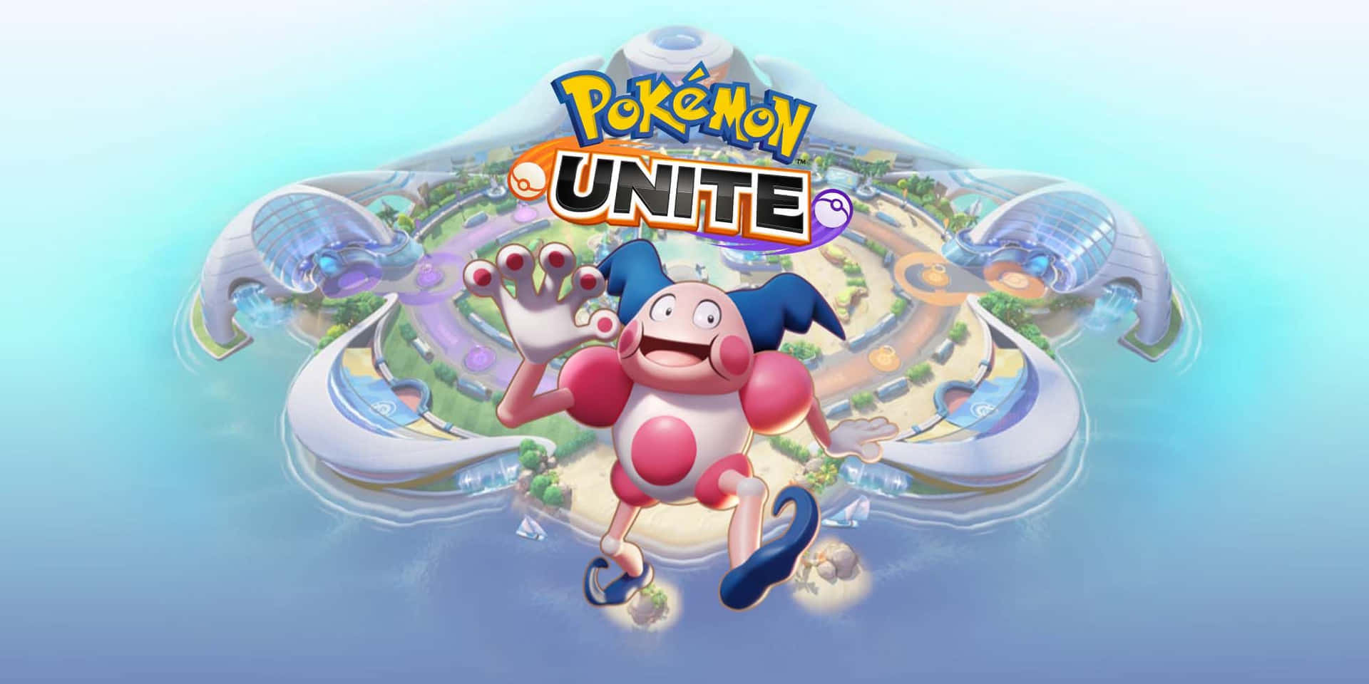 Pósterde Mr. Mime En Pokémon Unite Fondo de pantalla