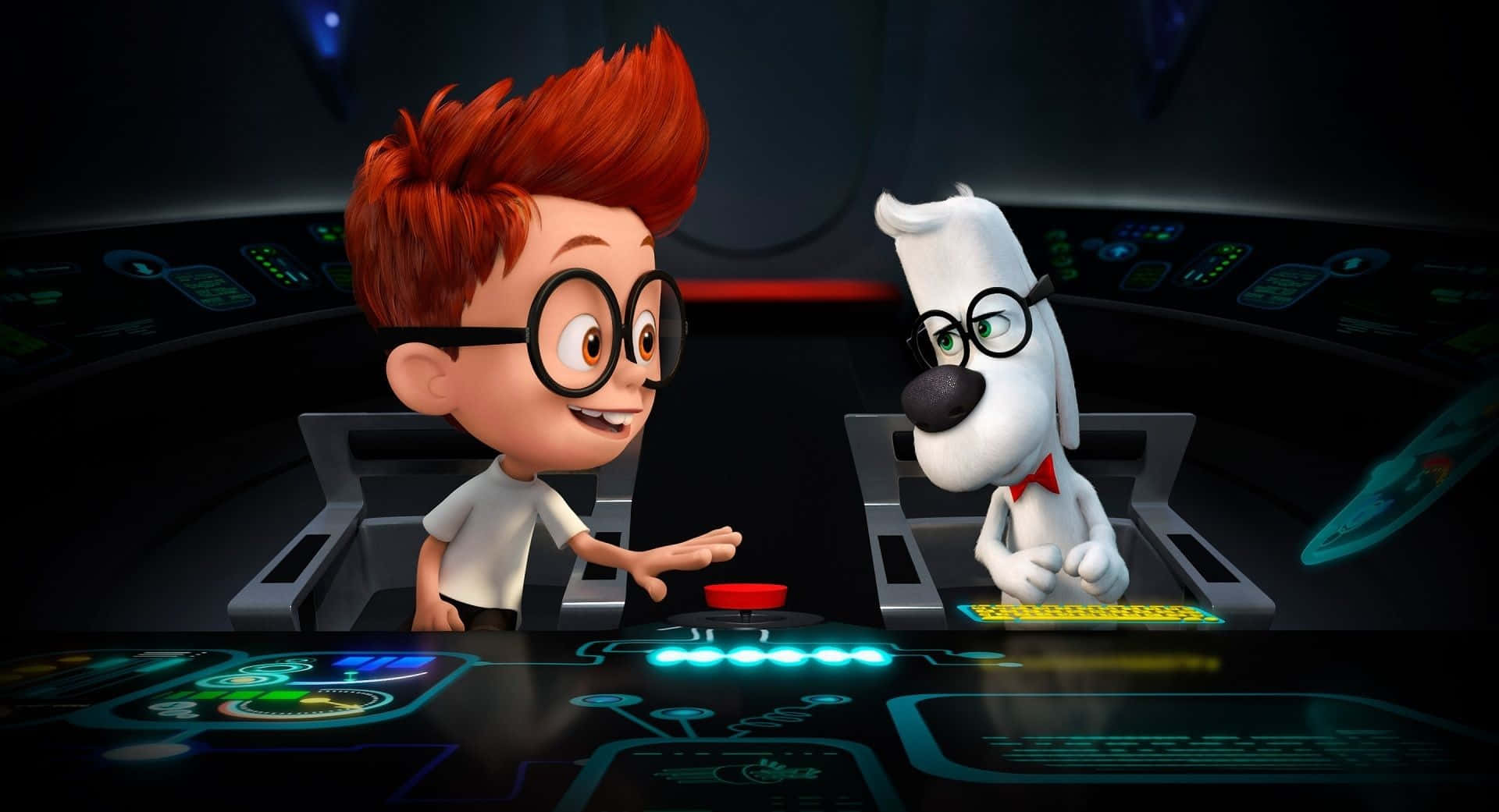 Mr Peabody Sherman Time Machine Adventure Wallpaper