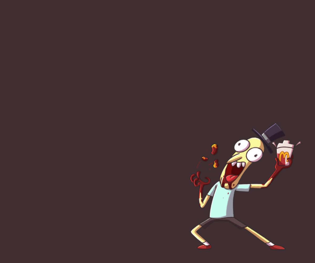 Mr. Poopybutthole leaping into action! Wallpaper