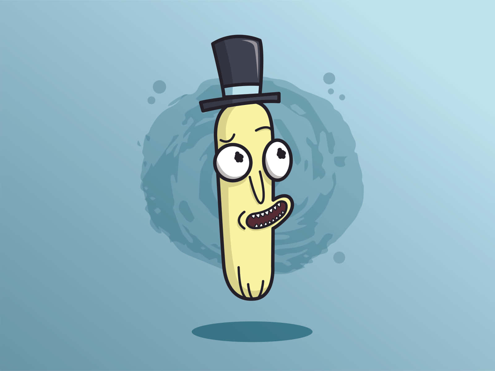Mr. Poopybutthole in his whimsical universe Wallpaper