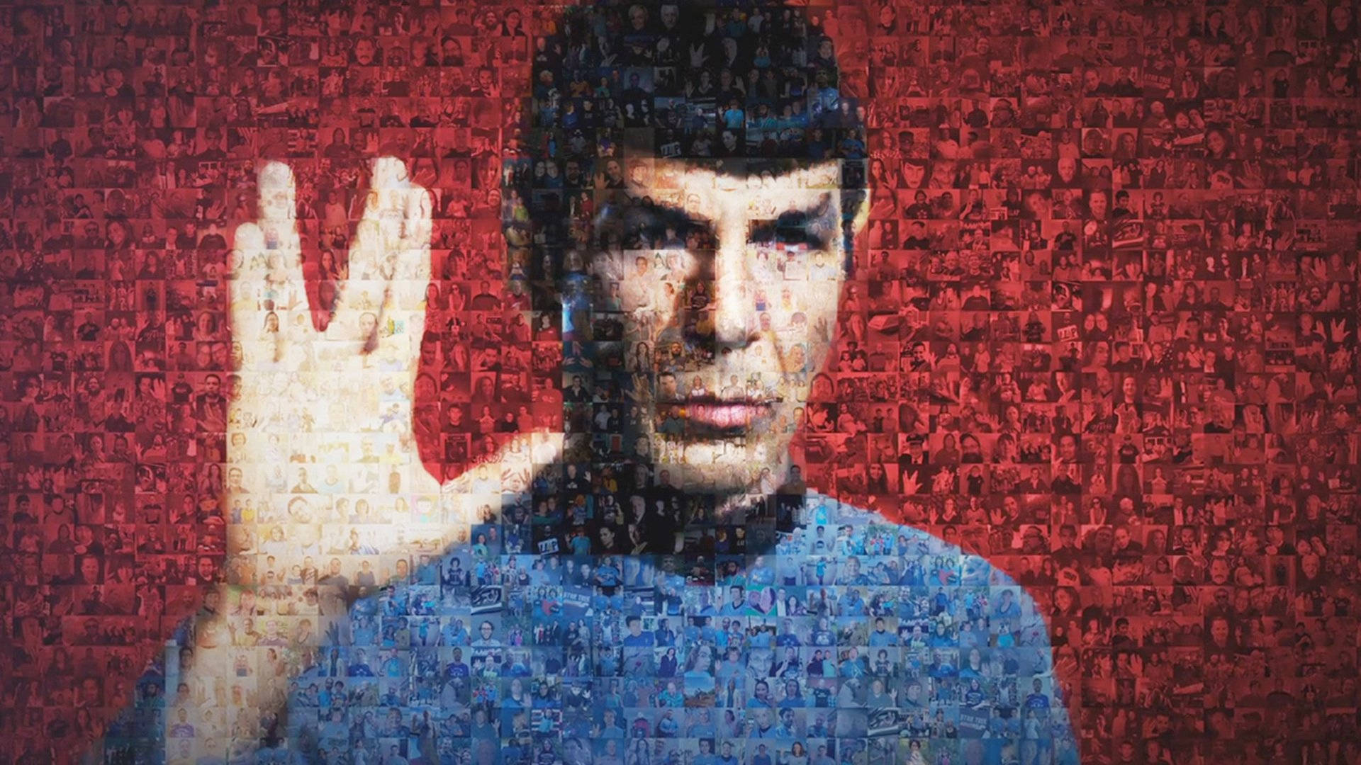 Mr Spock Mosaic Art Wallpaper