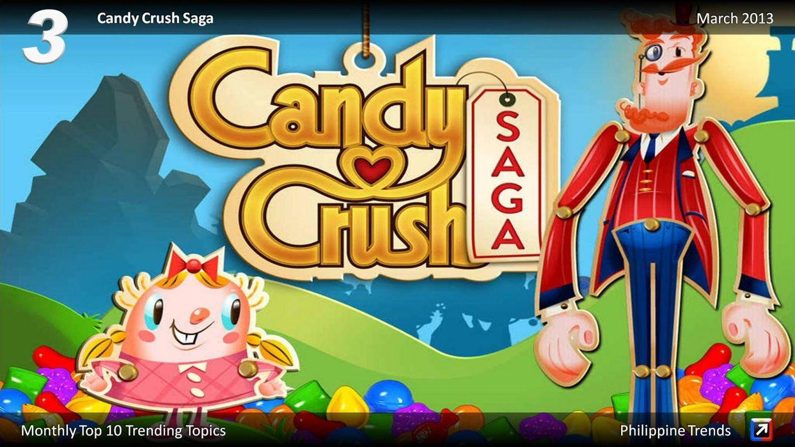 Mr. Toffee and Tiffi's Adventure in Candy Crush Saga Wallpaper