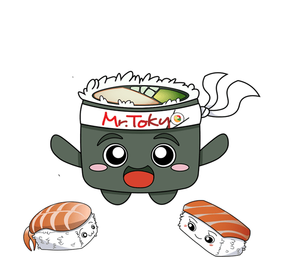 Mr Tokyo Unlimited Sushi Hibachi Logo PNG