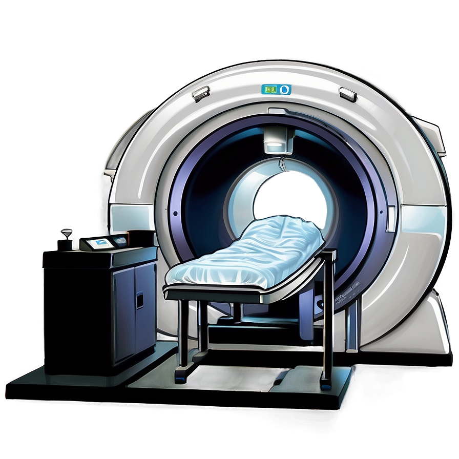 Mri Technology Illustration Png Omo6 PNG