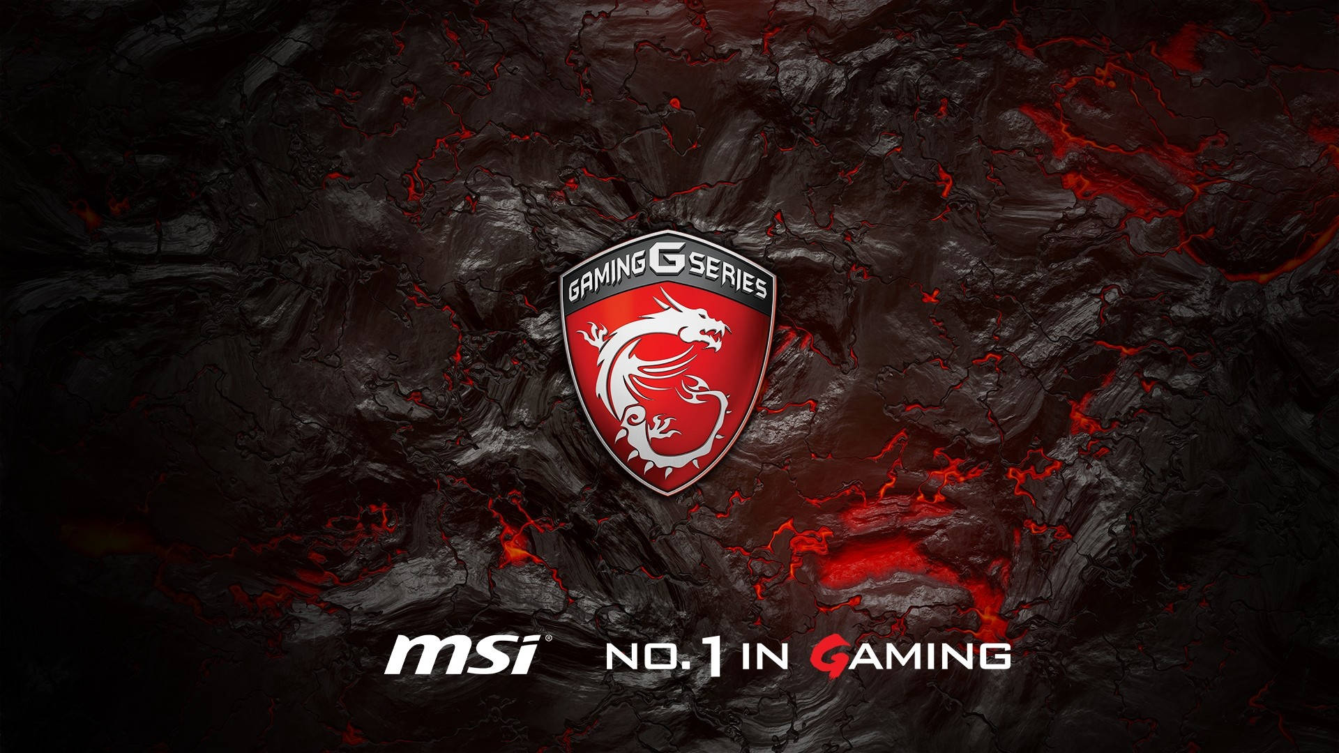 Msi Gaming Logo On Fiery Charcoal Wallpaper