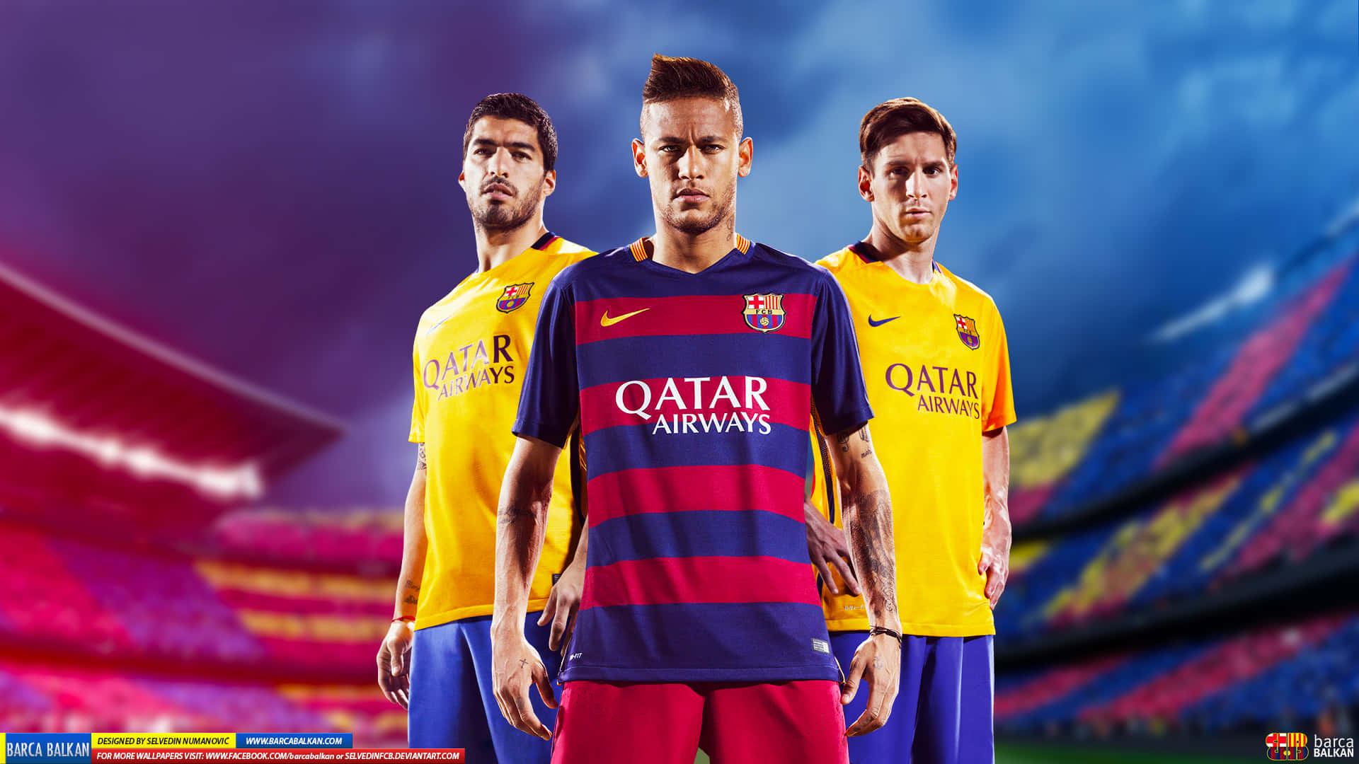 MSN Trio With A Stadium View Wallpaper