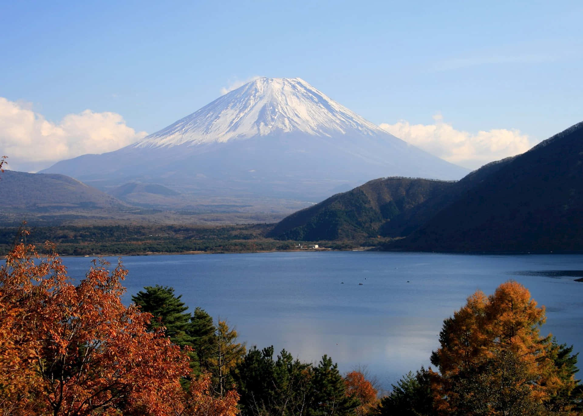 Soluppgångöver Japanska Ikoniska Berget Mt Fuji