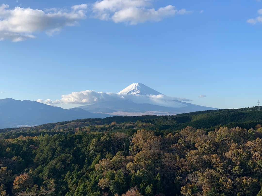 Soluppgångvid Berget Fuji, Japan