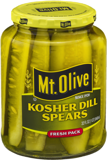 Mt Olive Kosher Dill Pickles PNG