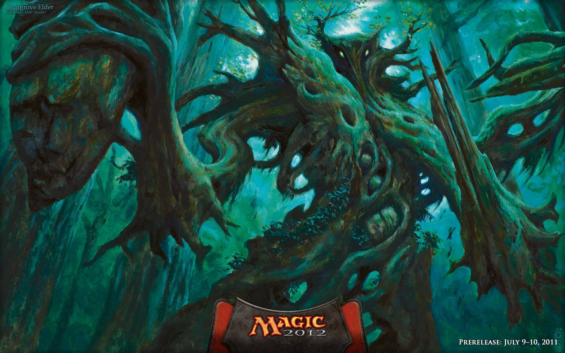 Enchant your walls with this mystifying Woodlanders of Magic: The Gathering! Wallpaper