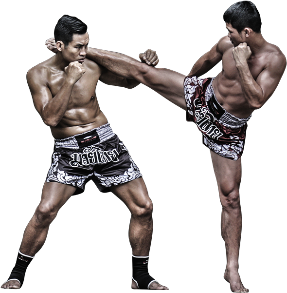 Muay Thai Kickboxing Match PNG