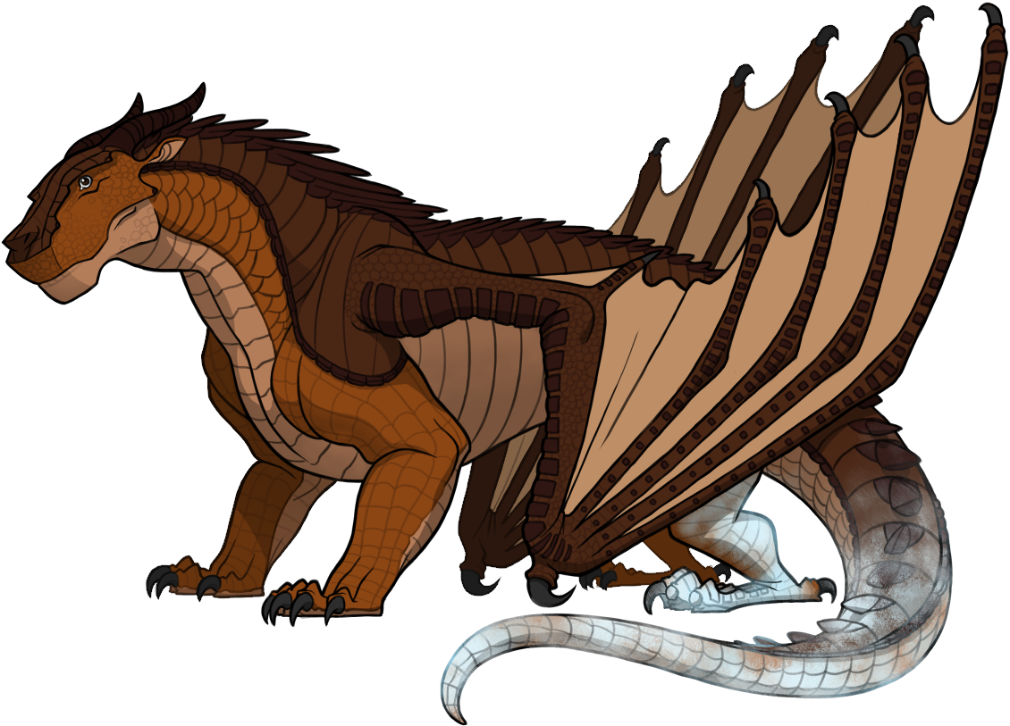Mud Wing_ Dragon_ Wings_of_ Fire PNG