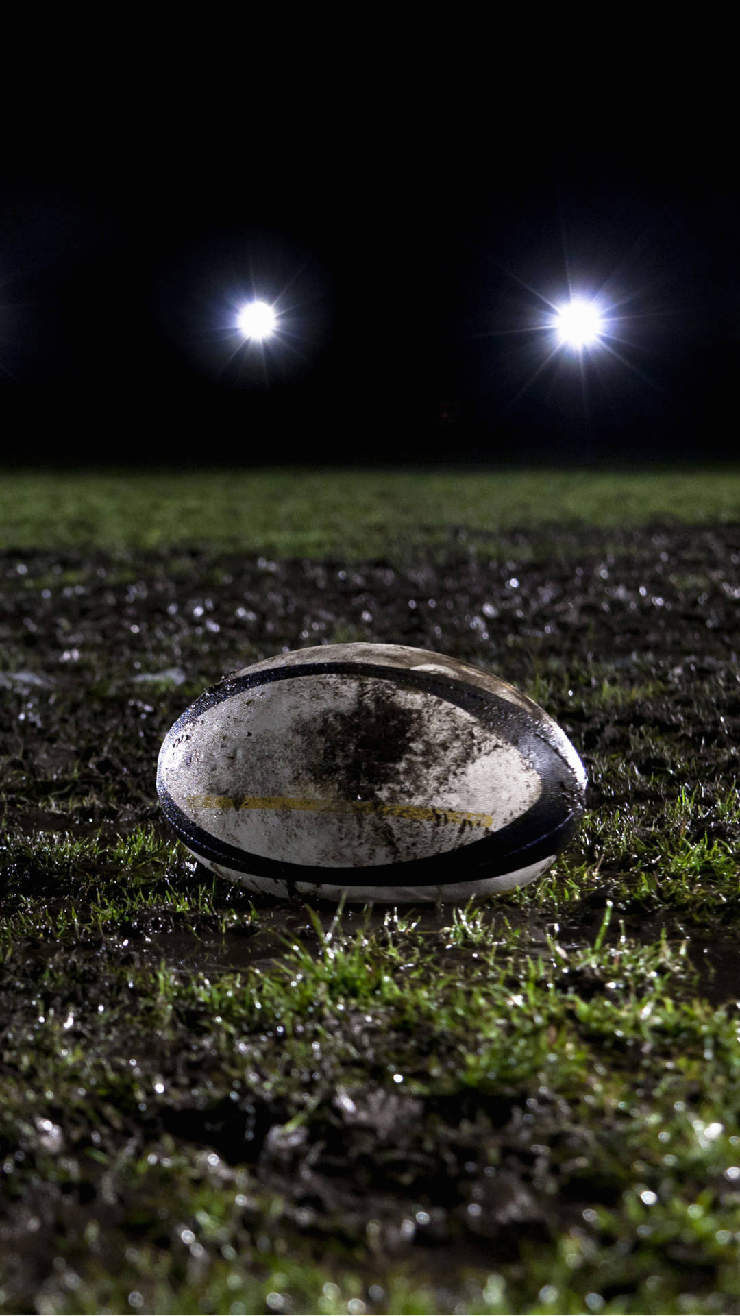 Muddy Rugby Ball Photography