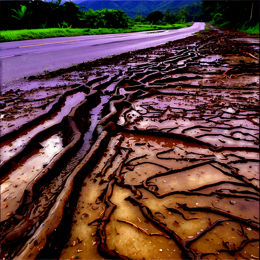 Muddy Typhoon Aftermath Png Tfl30 PNG