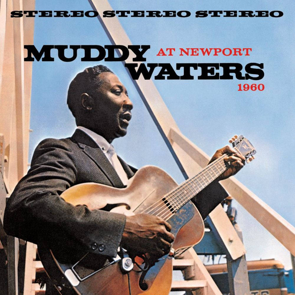 Muddywaters Auf Dem Newport 1960 Live Album Cover Wallpaper