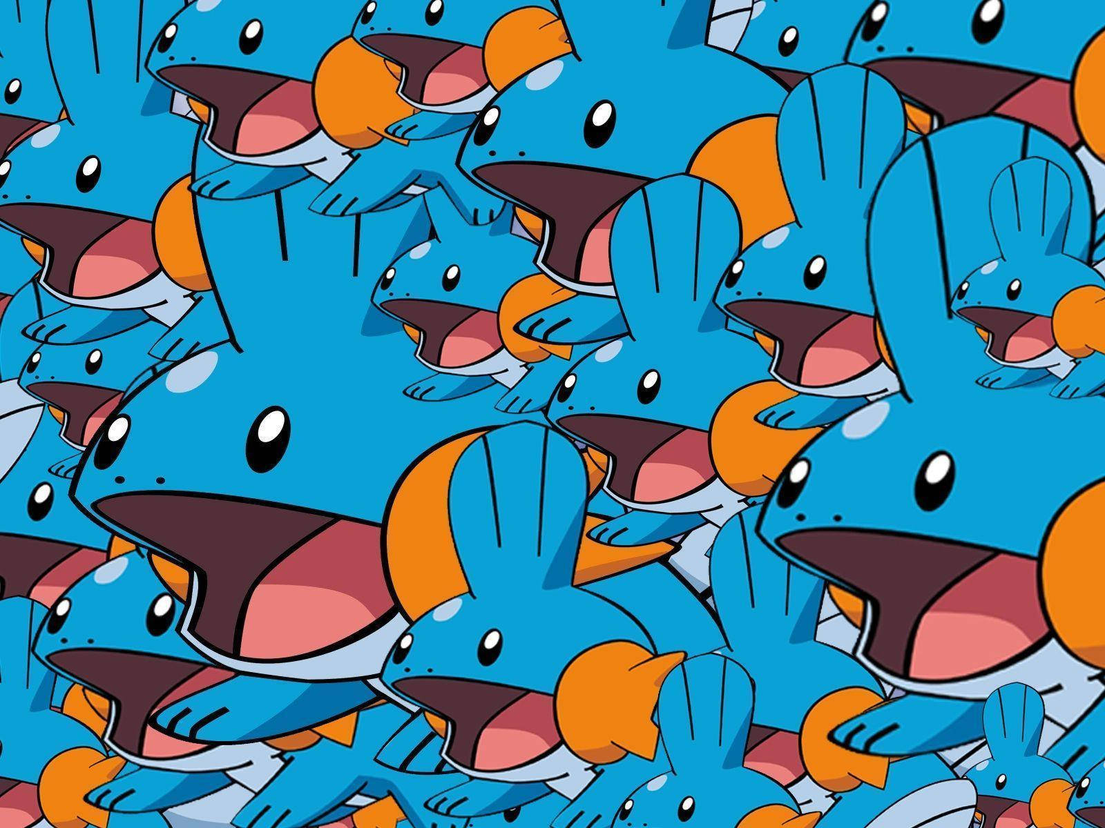 Mudkip Many Faces Wallpaper