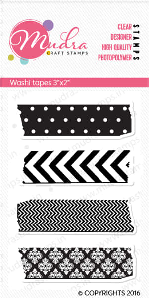 Mudra Craft Stamps Washi Tape Designs2016 PNG