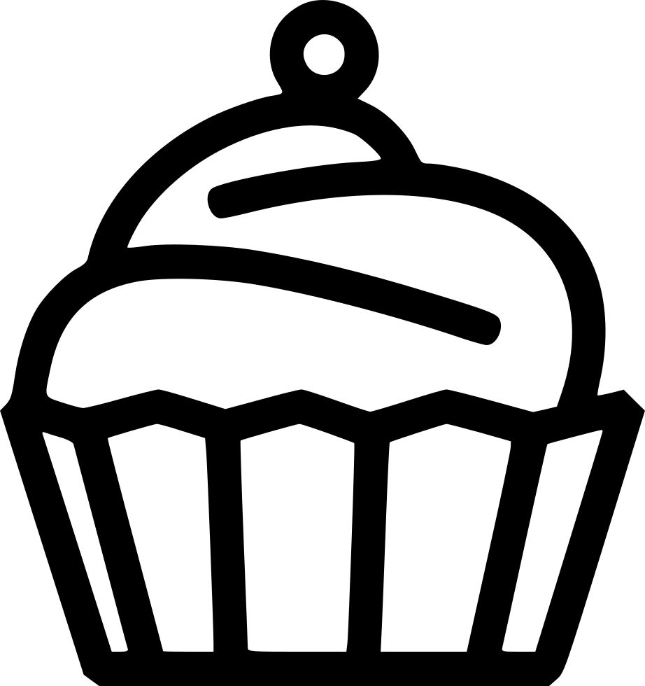 Muffin Icon Outline PNG