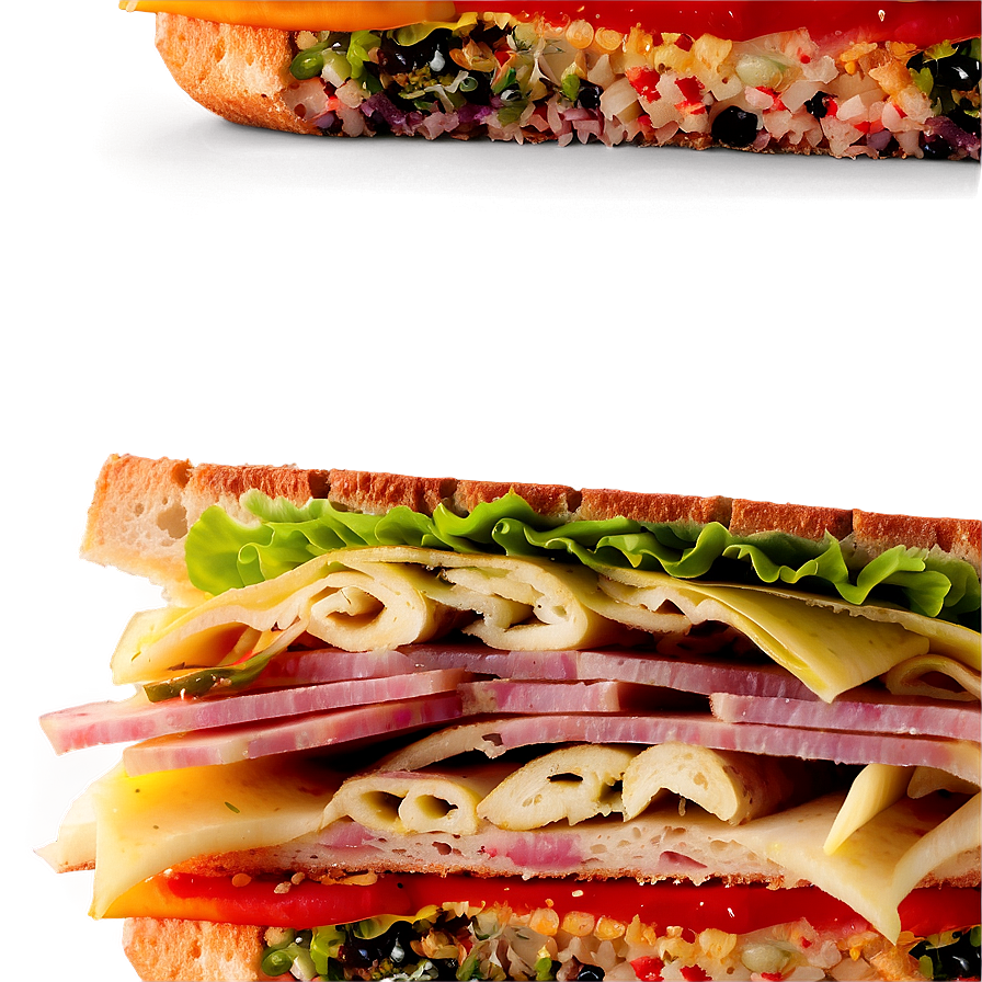 Download Muffuletta Sandwich Png 12 