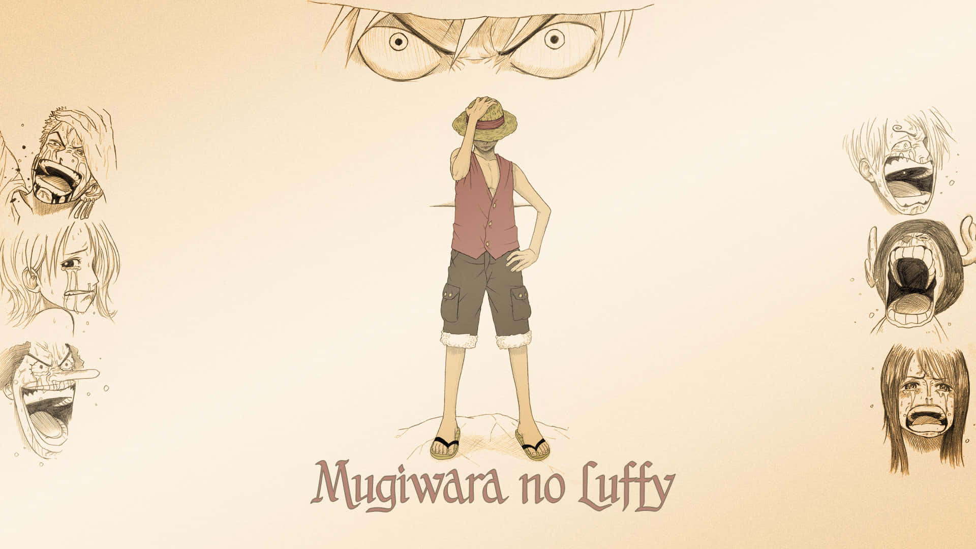 Mugiwara_no_ Luffy_ Artwork Wallpaper
