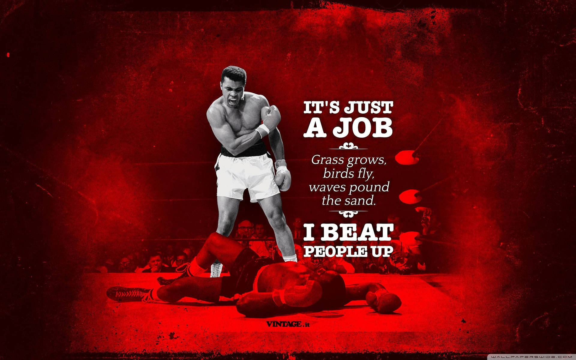 Muhammad Ali Boxing Quote Wallpaper